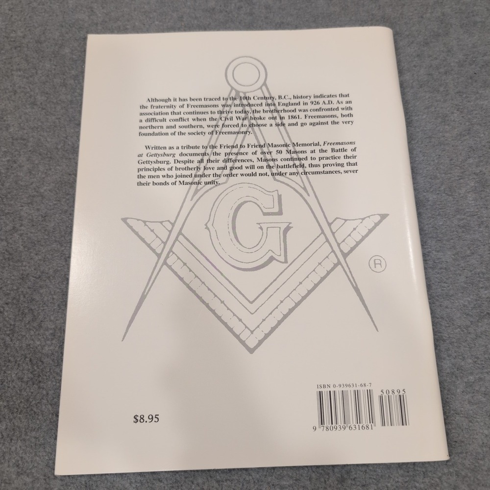 Freemasons at Gettysburg‎ by Sheldon A Munn Book Civil War Masonic Brotherhood - Picture 2 of 5